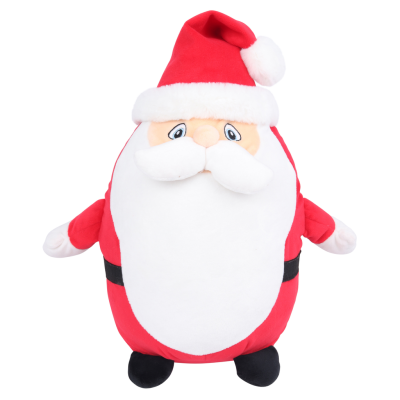 Zipped Santa cuddly toy